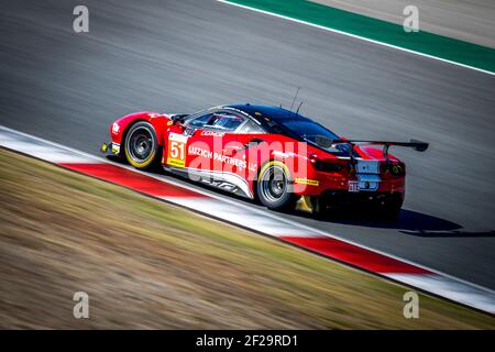 51 PIER GUIDI Alessandro (ita), NIELSEN Nicklas (dnk), LAVERGNE Fabien (fra), Luzich Racing, Ferrari 488 GTE Evo, azione durante la ELMS European le Mans Series 2019, 4 ore di Portogallo dal 25 al 27 ottobre a Portimao - Foto Paulo Maria / DPPI Foto Stock