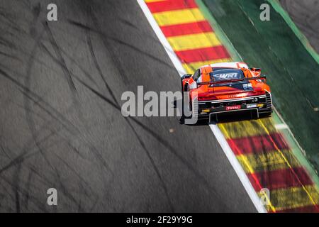 17 DAVIES Shae, PETIT Paul, MACDOWALL Paul, Audi R8 LMS Team WRT, totale, azione durante il campionato 2019 Blancpain Endurance Series 24 ore di Spa, dal 24 al 28 luglio, Spa Francorchamps, Belgio - Foto Antonin Vincent / DPPI Foto Stock