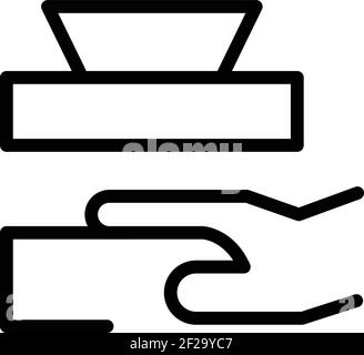 Icona persona disinteressata. Contorno icona vettore persona incauta per il web design isolato su sfondo bianco Illustrazione Vettoriale