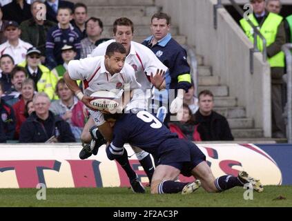 RUGBY SIX NATIA ENGLAND V SCOTLAND 22/3/2003 FOTO DAVID ASHDOWNRUGBY Foto Stock