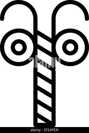 Lavorazione legno compensato icona. Contorno lavorazione legno compensato vettore icona per web design isolato su sfondo bianco Illustrazione Vettoriale