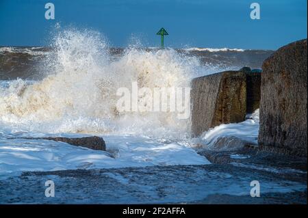 Harrington vicino a Worthington, sulla spiaggia Foto Stock