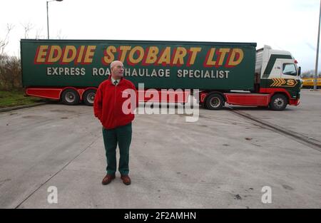 Neil Jameson Truck driver per Eddie Stobart Trucks 6 pilston Foto Stock