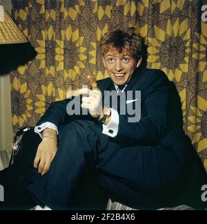 Tommy Steele. L'intrattenitore inglese è considerato il primo idolo teen della Gran Bretagna e rock and roll star. Nato nel dicembre 17 1936. Foto durante una visita a Stoccolma negli anni '50. Foto Stock