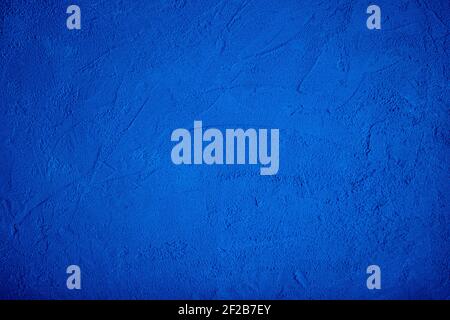 Sfondo blu scuro con texture. Astrazione Foto Stock