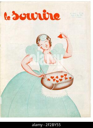 1930s Francia Le Sourire Copertina Foto Stock