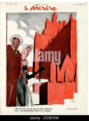 1930s Francia Le Sourire Copertina Foto Stock