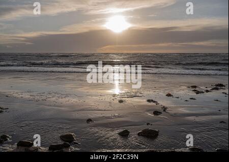 Harrington vicino a Worthington, sulla spiaggia Foto Stock