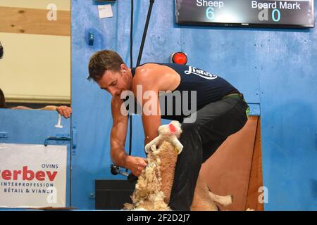 Ivan Scott Shearing al World Champs France 2019 Foto Stock