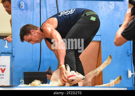 Ivan Scott Shearing al World Champs France 2019 Foto Stock