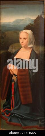 Ritratto di un donatore-Adriaen Isenbrandt-H2424- Foto Stock