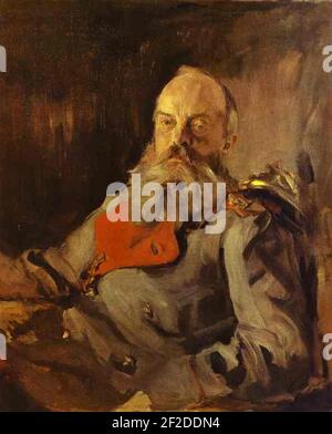 Ritratto del Granduca Mikhail Nikolayevich. Foto Stock