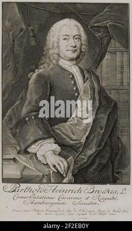 Barthold Heinrich Brockes (1744). Foto Stock