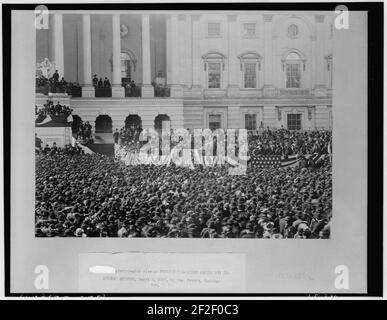 Discorso inaugurale del Presidente McKinley (4 marzo 1897) Foto Stock