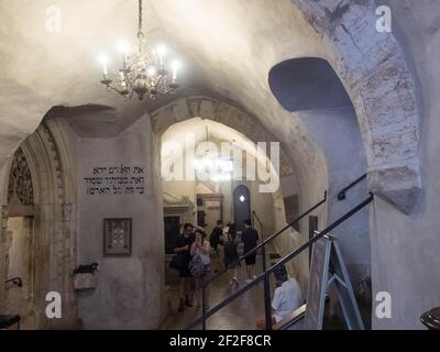 Vecchia Sinagoga nuova, Josefov, Praga, Repubblica Ceca Foto Stock