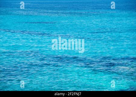 acqua di mare increspata Foto Stock