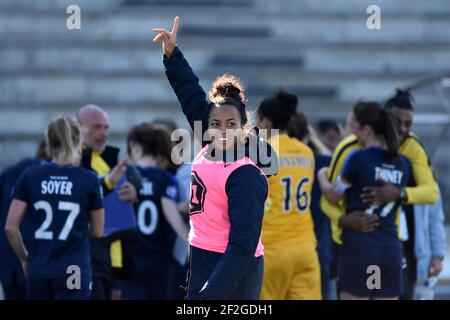 Ines Jaurena del Paris FC durante la partita di calcio D1 del Campionato Francese delle Donne tra il Paris FC e Digione il 30 marzo 2019 allo stadio Interdeide Robert Bobin di Bondoufle, Francia - Foto Melanie Laurent / A2M Sport Consulting / DPPI Foto Stock