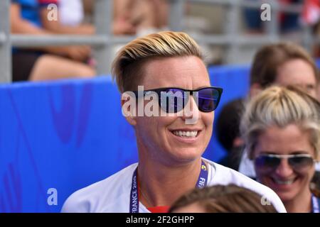 Abby Wambach ex giocatore degli Stati Uniti in vista della Coppa del mondo femminile FIFA Francia 2019, round del 16, partita di calcio tra Spagna e Stati Uniti il 24 giugno 2019 allo stadio Auguste Delaune di Reims, Francia - Foto Antoine Massinon / A2M Sport Consulting / DPPI Foto Stock