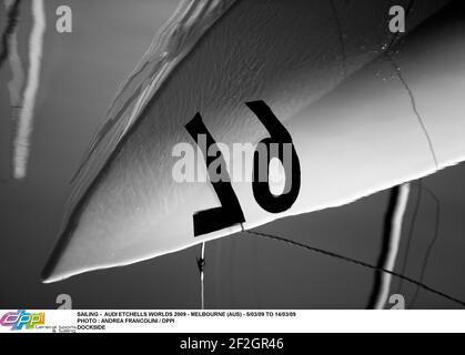 VELA - AUDI ETCHELLS WORLDS 2009 - MELBOURNE (AUS) - DAL 5/03/09 AL 14/03/09 FOTO : ANDREA FRANCOLINI / DPPI DOCKSIDE Foto Stock