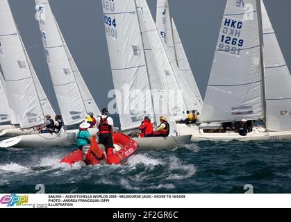 VELA - AUDI ETCHELLS WORLDS 2009 - MELBOURNE (AUS) - DAL 5/03/09 AL 14/03/09 FOTO : ANDREA FRANCOLINI / DPPI ILLUSTRAZIONE Foto Stock