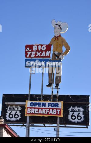 The Big Texan, Amarillo, Texas, USA Foto Stock
