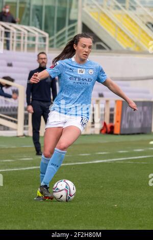 Caroline Weir (Manchester City Women) durante la partita UEFA 'Women's Champions League 2020 2021 tra le donne Fiorentina 0-5 Manchester City Women allo stadio Artemio Franchi il 11 marzo 2021 a Firenze, Italia. Credit: Maurizio Borsari/AFLO/Alamy Live News Foto Stock