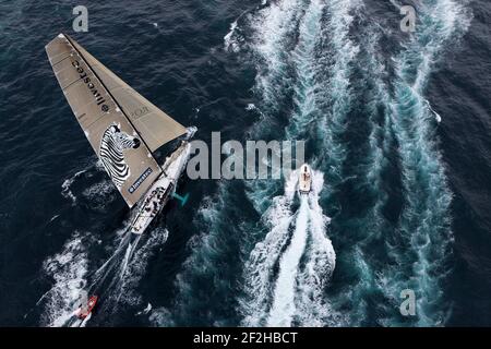 VELA - ROLEX SYDNEY TO HOBART 2010 - START - SYDNEY (AUS) - 26/12/2010 - FOTO : ANDREA FRANCOLINI / DPPI - ILLUSTRAZIONE VISTA AEREA - LEALE Foto Stock