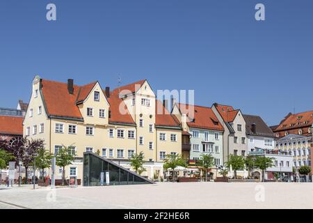 Geografia / viaggio, Germania, Baviera, Kempten, case a m St.-Mang-Platz a Kempten, Swabia, Allgaeu, diritti aggiuntivi-clearance-Info-non-disponibile Foto Stock