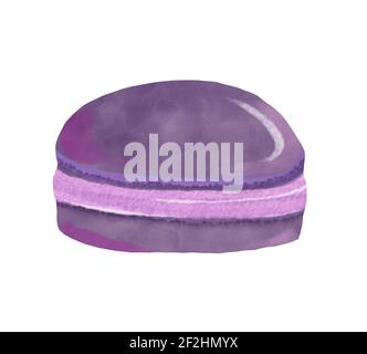 Disegno grafico a colori macaroon motivo senza giunture, disegno a mano, disegno Foto Stock