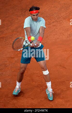 TENNIS - MASTERS 1000 - INTERNAZIONALI BNL D'ITALIA 2013 - ROMA (ITA) - DAL 13 AL 19/05/2013 - FOTO CEZARO DE LUCA / DPPI - RAFAEL NADAL Foto Stock