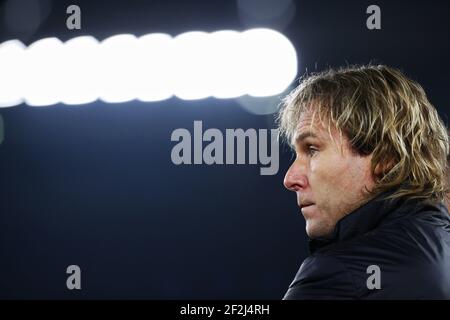 Pavel Nedved della Juventus prima del campionato italiano Serie A Football Match tra ROMA E Juventus il 12 gennaio 2020 allo Stadio Olimpico di Roma - Foto Federico Proietti/DPPI Foto Stock