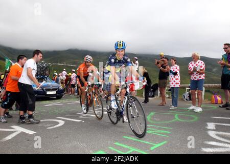 CICLISMO - TOUR DE FRANCE 2012 - TAPPA 17 - Saint-Pierre-de-Luchon > Saint-Pierre (144 km) - 19/07/2012 - FOTO MANUEL BLONDAU / DPPI - TEAM SAXO BANK TEAMRIDER CHRIS ANKER SORENSEN DELLA DANIMARCA Foto Stock