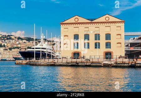 Porto Antico, Genova, Liguria, Italia, Foto Stock