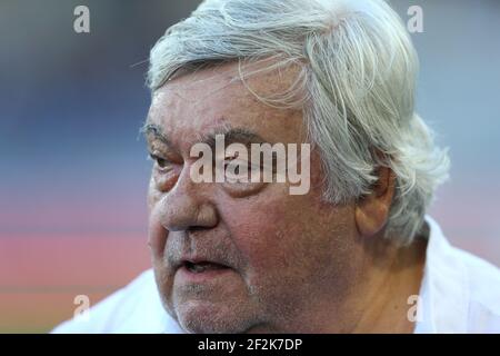 Calcio - campionato francese 2013/2014 - L1 - Montpellier HSC v Paris Saint Germain il 09 agosto 2013 a Montpellier, Francia - Foto Manuel Blondau / AOP Press / DPPI - Presidente Louis Nicollin di Montpellier HSC Foto Stock