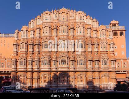 Vista orizzontale di Hawa Mahal. Foto Stock