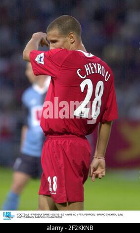 CALCIO - GIOCO AMICHEVOLE - 020719 - LE HAVRE AC V FC LIVERPOOL - BRUNO CHEYROU (LIV) - FOTO DANIEL PRESSIONE BARDOU / FLASH Foto Stock