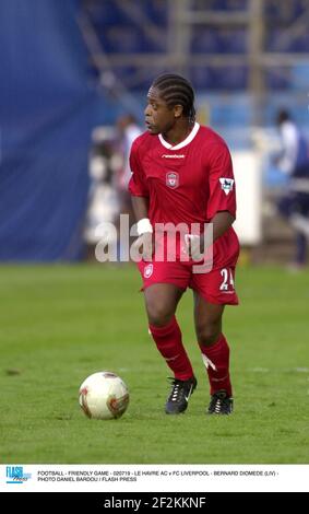 CALCIO - GIOCO AMICHEVOLE - 020719 - LE HAVRE AC V FC LIVERPOOL - BERNARD DIOMEDE (LIV) - FOTO DANIEL PRESSIONE BARDOU / FLASH Foto Stock