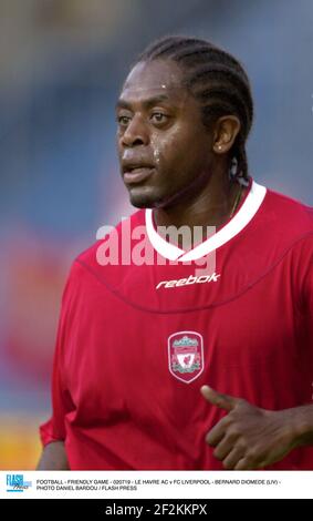 CALCIO - GIOCO AMICHEVOLE - 020719 - LE HAVRE AC V FC LIVERPOOL - BERNARD DIOMEDE (LIV) - FOTO DANIEL PRESSIONE BARDOU / FLASH Foto Stock