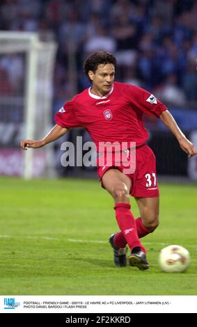 CALCIO - GIOCO AMICHEVOLE - 020719 - LE HAVRE AC V FC LIVERPOOL - JARY LITMANEN (LIV) - FOTO DANIEL PRESSIONE BARDOU / FLASH Foto Stock
