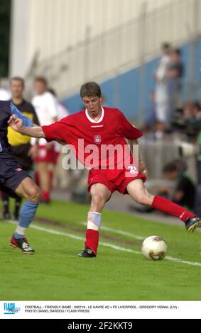 CALCIO - GIOCO AMICHEVOLE - 020719 - LE HAVRE AC V FC LIVERPOOL - GREGORY VIGNAL (LIV) - FOTO DANIEL PRESSIONE BARDOU / FLASH Foto Stock