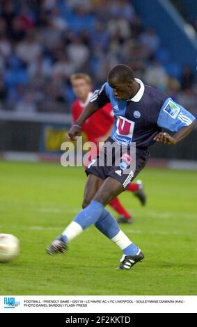 CALCIO - GIOCO AMICHEVOLE - 020719 - LE HAVRE AC V FC LIVERPOOL - SOULEYMANE DIAWARA (HAV) - FOTO DANIEL PRESSIONE BARDOU / FLASH Foto Stock