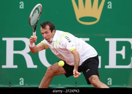 Radek Stepanek della Repubblica Ceca durante l'ATP Monte-Carlo Rolex Masters 2014, Monaco, il 16 aprile 2014. Photo Manuel Blondau / AOP PRESS / DPPI Foto Stock