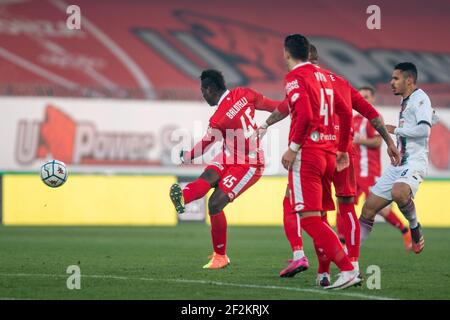 Mario Balotelli (AC Monza) durante la partita di calcio del campionato italiano Serie B tra AC Monza e US Salernitana il 30 dicembre 2020 allo stadio Brianteo di Monza, Italia - Foto Morgese-Rossini / DPPI Foto Stock