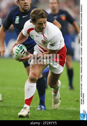 RUGBY - COPPA DEL MONDO 2007 - 1/2 FINALE - FRANCIA V INGHILTERRA - 13/10/2007 - ANDY GOMARSALL (ENG) - FOTO DANIEL BARDOU / FLASH PRESS Foto Stock