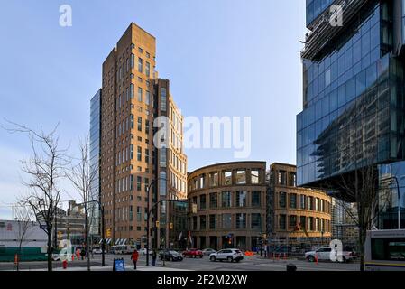 Central Branch, Vancouver Public Library, Vancouver, British Columbia, Canada Foto Stock