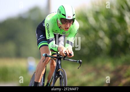 Bauke Mollema dei Paesi Bassi in sella alla Belkin Pro Cycling Team durante il Tour of France, UCI World Tour 2014, Stage 20, Individual Time Trial, Bergerac - Perigueux (54 km), il 26 luglio 2014 - Foto Manuel Blondau / AOP Press / DPPI Foto Stock