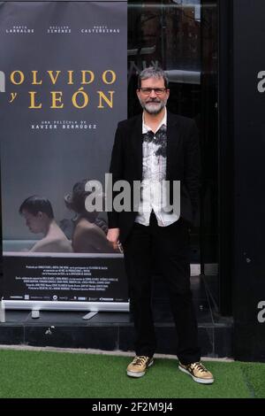 Madrid, Spagna. 12 marzo 2021. Marta Larralde y Guillem Jiménez Presentación de la película OLVIDO Y LE'N en Madrid Credit: CORDON PRESS/Alamy Live News Foto Stock