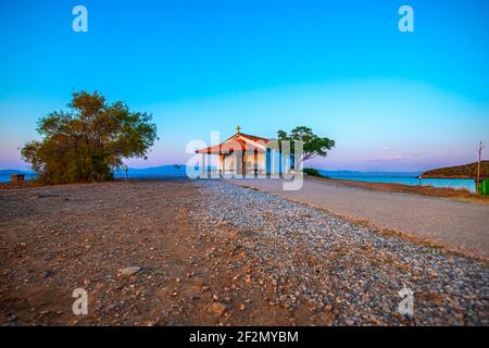 Paesaggio marino in Grecia Foto Stock