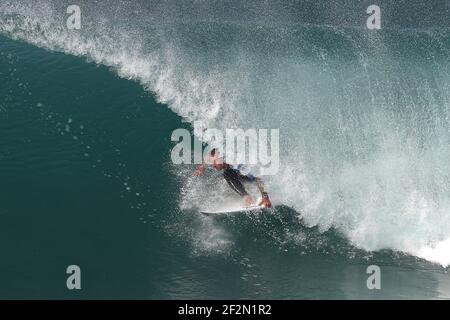 Joan Duru della Francia compete durante il 1° round della World Surfing League 2017 Quicksilver Pro France dal 7 al 18 ottobre 2017 ad Hossegor, Francia - Photo Manuel Blondau / AOP Press / DPPI Foto Stock