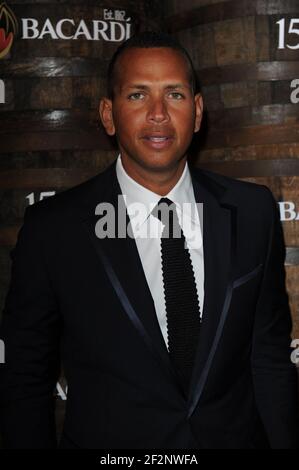 Miami, Stati Uniti d'America. 28 Gennaio 2012. MIAMI, FL - GENNAIO 28: New York Yankee Alex Rodriguez alla festa del 150° anniversario di Bacardi. Il 28 gennaio 2012 a Miami, Florida persone: Alex Rodriguez Credit: Storms Media Group/Alamy Live News Foto Stock